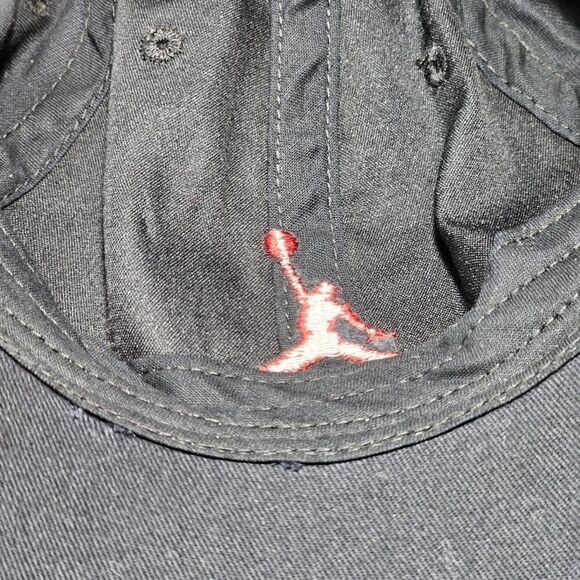 Air Jordan 1 2 3 4 11 Retro Bred Chicago Dad Hat Cap Black Red Cotton Cap New - Picture 8 of 8